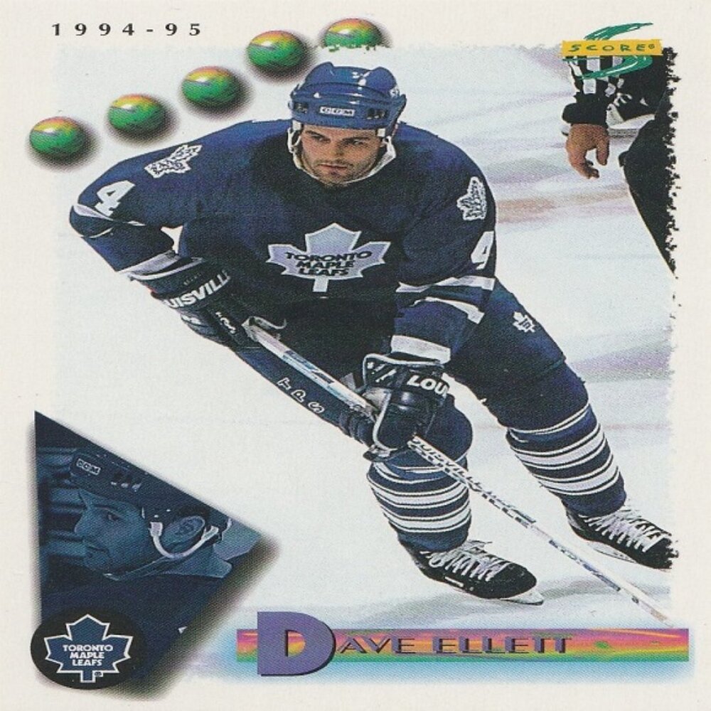 Dave Ellett - 1994/1995 Score Hockey Card